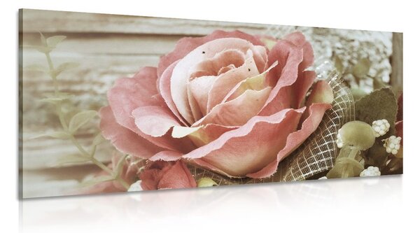 Quadro su tela – Rose vintage eleganti