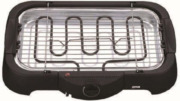 Zephir Bistecchiera Grill Elettrica Con Griglia e Termostato 2000 W - ZHC703