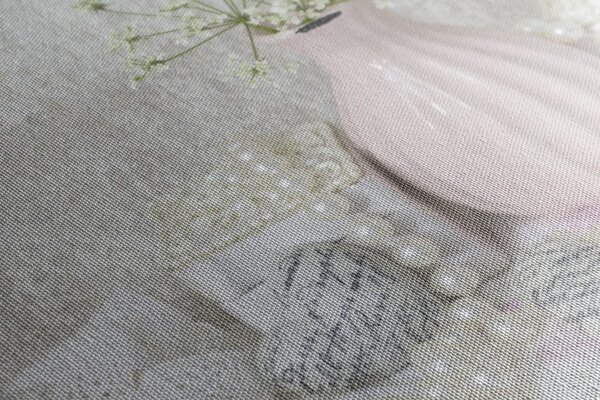 Stampa su tela – Natura morta Shabby Chic di lusso