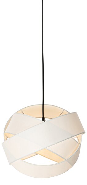 Lampada a sospensione moderna bianca - Cloth