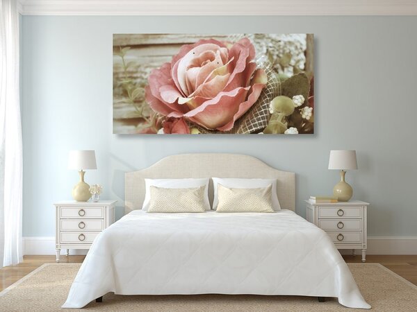 Quadro su tela – Rose vintage eleganti
