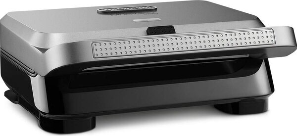 De Longhi Bistecchiera elettrica Potenza 800 Watt con Coperchio colore Grigio - SW12B.CS