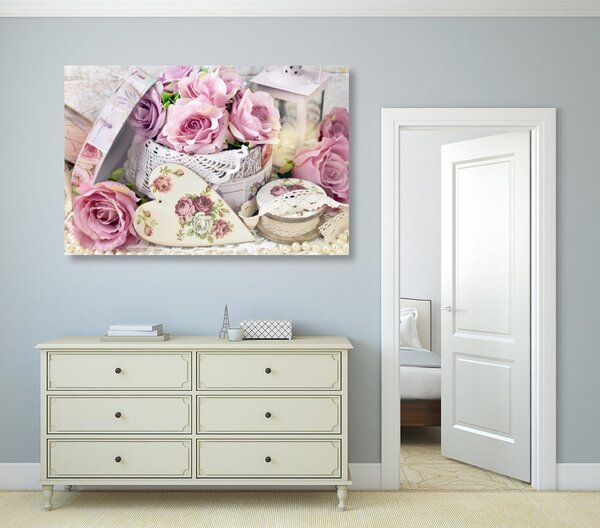 Stampa su tela – Stile romantico vintage