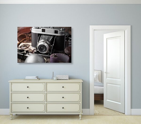 Quadro su tela – Fotocamera antica