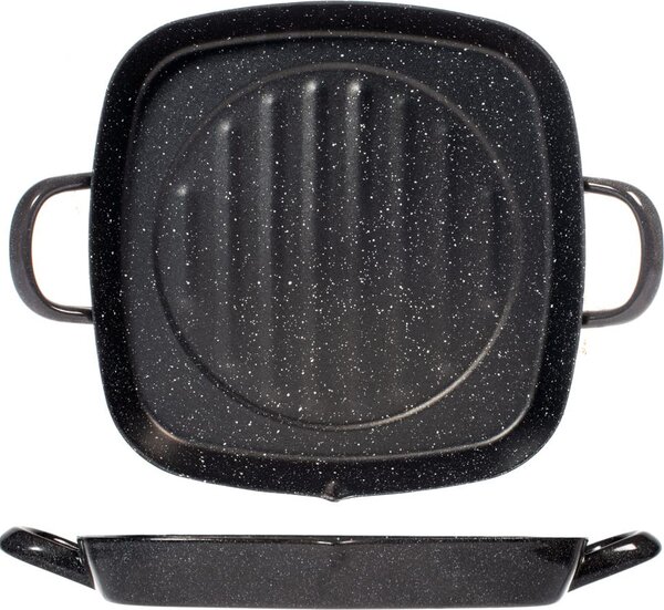 Vitrinor Bistecchiera Induzione Antiaderente 28 cm Acciaio Vetrificato