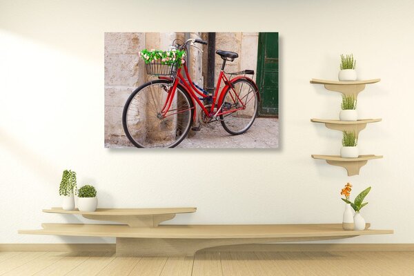 Stampa su tela – Bicicletta rustica