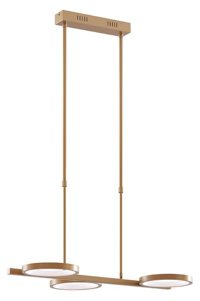Lampada a sospensione moderna oro con LED a 3 livelli di dimmerazione 3 luci - Vivé