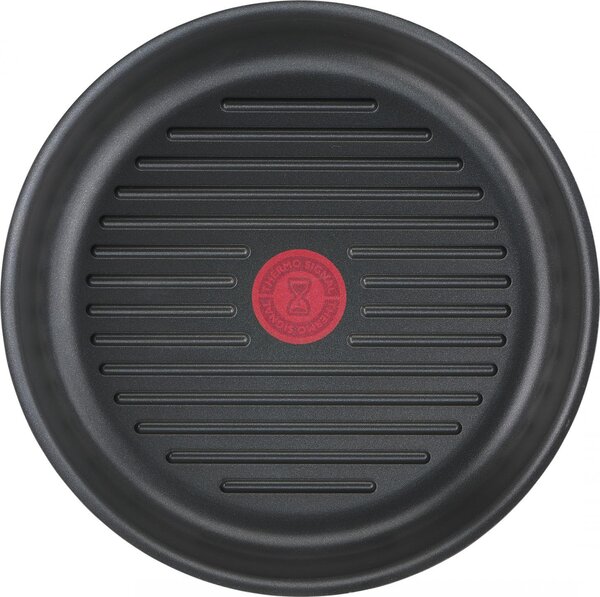 LAGOSTINA Bistecchiera Induzione Rotonda 27.8 cm colore Nero Ingenio Mineralis Green