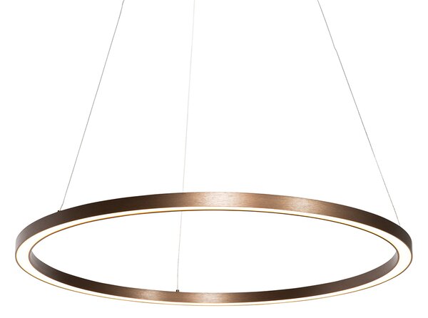 Lampada a sospensione bronzo 80 cm con LED dimmerabile a 3 livelli - Girello