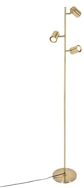 Lampada da terra moderna bronzo 3 luci - Jeana