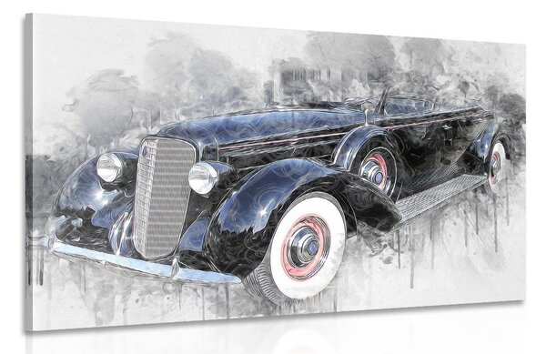 Stampa su tela – Auto retrò storica