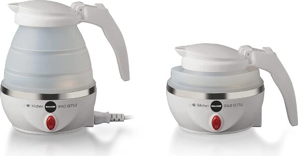 MACOM Bollitore Acqua elettrico Capacit 800 ml Pieghevole da Viaggio Spegnimento automatico - Space Kettle - 862