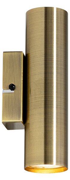 Applique da parete moderna bronzo 2 luci - Jeana