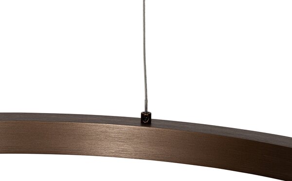 Lampada a sospensione bronzo 60 cm con LED dimmerabile a 3 livelli - Girello