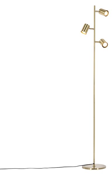 Lampada da terra moderna bronzo 3 luci - Jeana