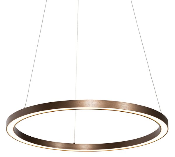 Lampada a sospensione bronzo 60 cm con LED dimmerabile a 3 livelli - Girello