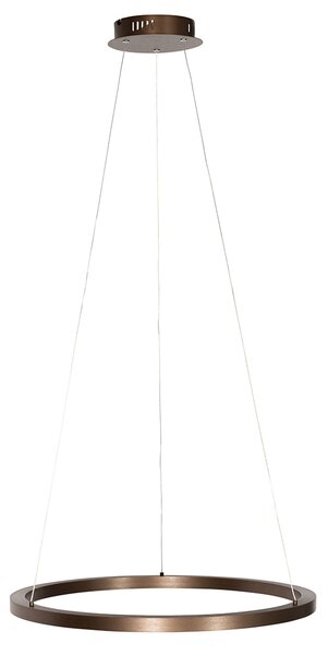 Lampada a sospensione bronzo 60 cm con LED dimmerabile a 3 livelli - Girello