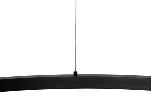 Lampada a sospensione nera 80 cm con LED a 3 livelli di dimmerazione - Girello