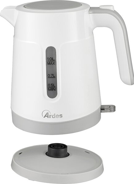 Ardes Bollitore elettrico 1 Litro potenza 2200 Watt colore Bianco - ARBOL01