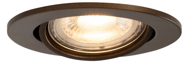 Faretto da incasso moderno bronzo scuro orientabile - Cisco