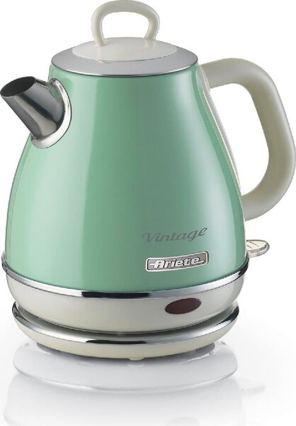 Ariete Bollitore elettrico 1 Litri Potenza 1630 Watt Filtro removibile colore Verde - 2868/04 Vintage