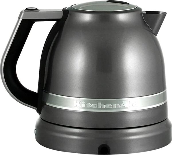 KITCHENAID Bollitore elettrico acqua 1.5 litri Termostato regolabile Senza fili colore Argento - 5KEK1522EMS Artisan