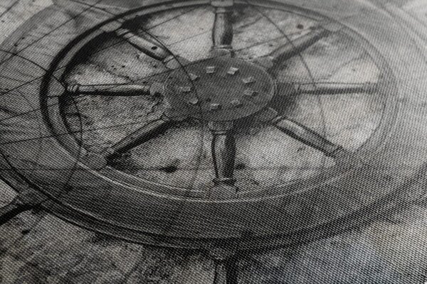 Quadro su tela – Timone da marinaio