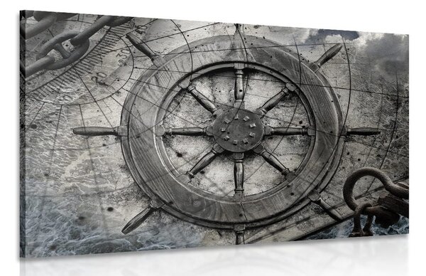 Quadro su tela – Timone da marinaio