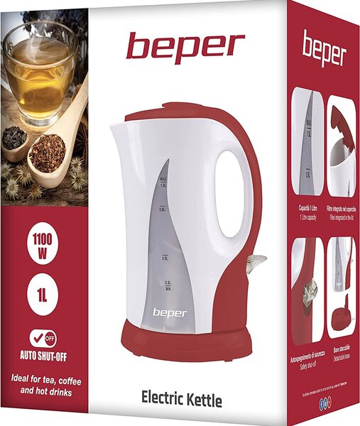 Beper Bollitore Elettrico 1100 Watt litri 1 - P050
