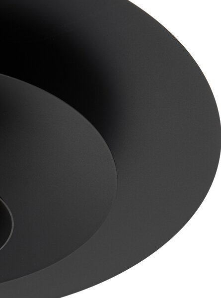 Lampada a sospensione di design nera con LED a dimmer a 3 livelli - Pauline