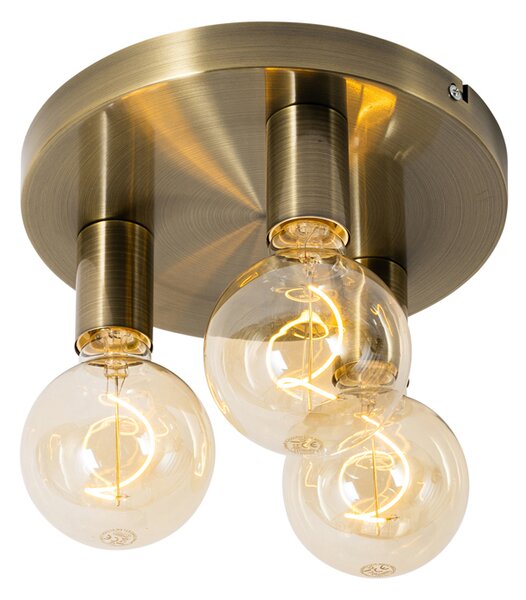 Plafoniera moderna rotonda in bronzo - Facil