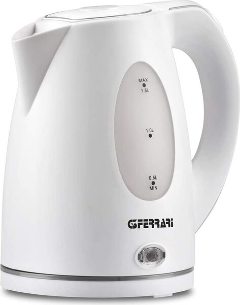 G3 Ferrari Bollitore Elettrico Acqua Capacit 1,5 litri Potenza 2200 Watt colore Bianco - G1009100 Relax