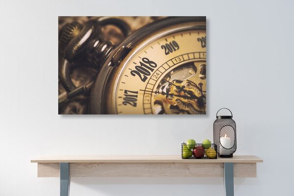 Quadro su tela – Orologio da tasca vintage