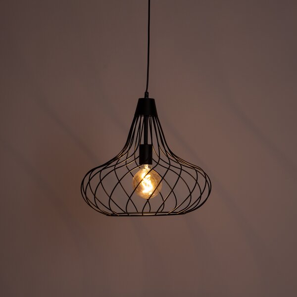 Moderne hanglamp zwart - Iggy
