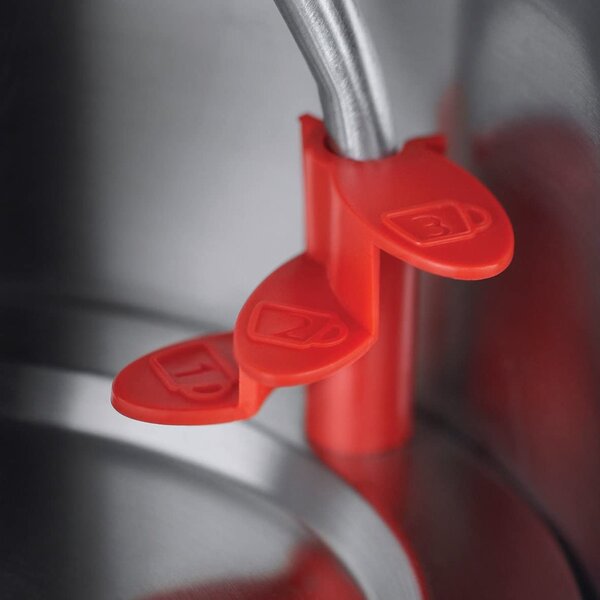 Russell Hobbs Bollitore elettrico Acqua Capacit 1.7 litri Potenza 2400 Watt Acciaio colore Rosso - 20412-70