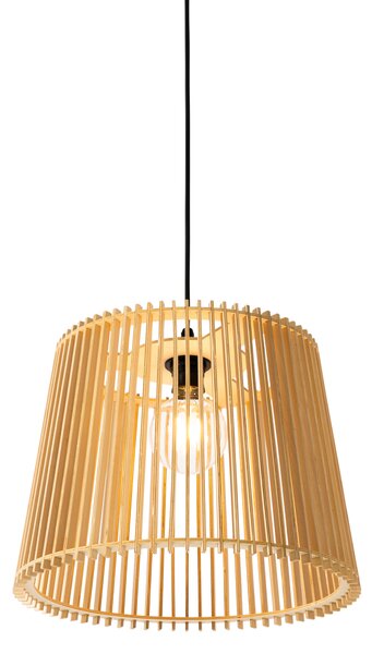 Lampada a sospensione da esterno rustica in legno IP44 - Jayla