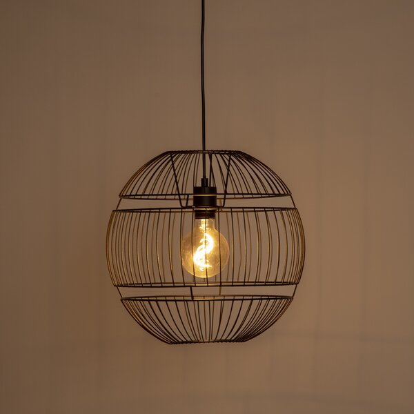 Lampada a sospensione moderna nera 38 cm - Sphaera