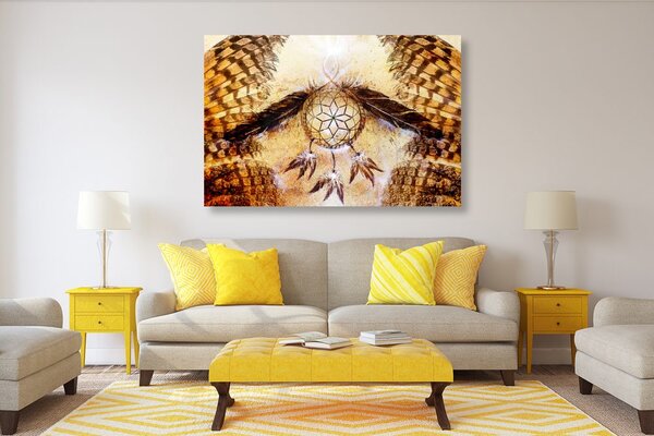 Quadro su tela – Acchiappasogni indiano