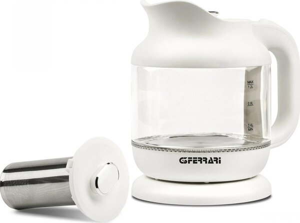 G3 Ferrari Bollitore Elettrico Acqua Capacit 1.2 Litri Potenza 1630 Watt colore Bianco - G10193 Idilio