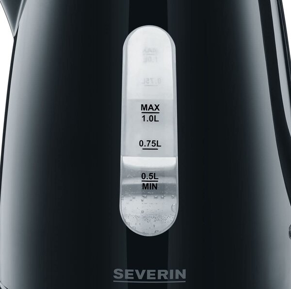 Severin Bollitore Elettrico Capacit 1 Litro Potenza 2200 Watt colore Nero - WK 3410