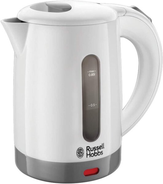 Russell Hobbs Bollitore elettrico Capacit 0.85 Litri Potenza 1000 Watt Filtro rimovibile + 2 Tazze colore Bianco - 23840-70 Travel