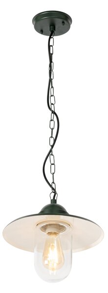 Lampada a sospensione da esterno moderna verde scuro IP44 - Kansas