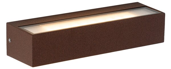 Applique da parete industriale ruggine incl. LED IP65 - Steph