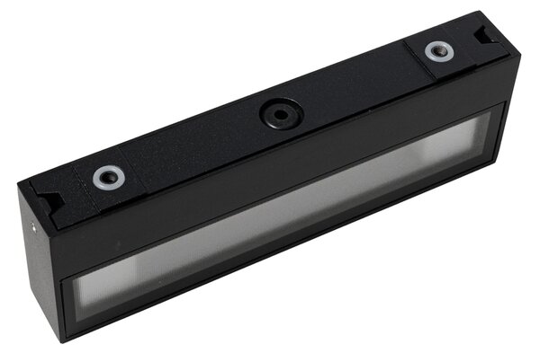 Lampada da parete moderna nera 22cm incl. LED IP65 - Hannah