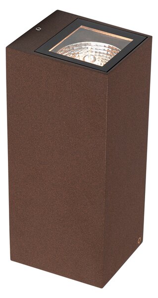 Applique da parete industriale ruggine marrone 2 luci AR70 IP54 - Baleno