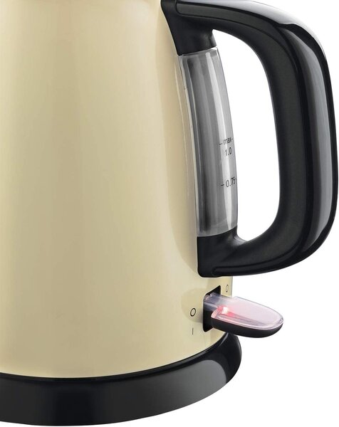 Russell Hobbs Bollitore Elettrico Capacit 1 Litro Potenza 2400 Watt Senza filo colore Crema - 24994-70