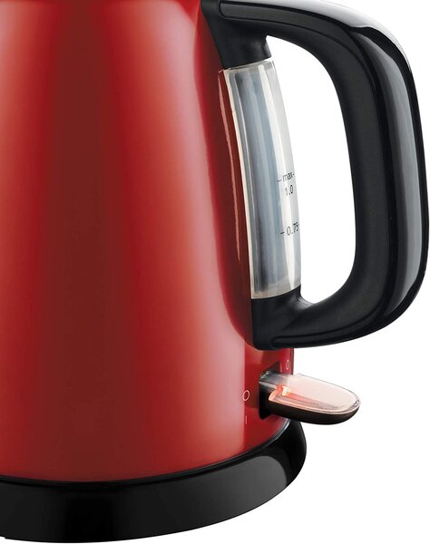 Russell Hobbs Bollitore Elettrico Capacit 1 Litro Potenza 2400 Watt Filtro Estraibile colore Rosso - 24992-70