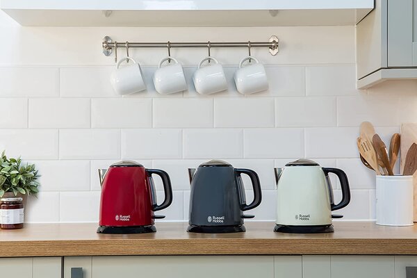 Russell Hobbs Bollitore Elettrico Capacit 1 Litro Potenza 2400 Watt Filtro Estraibile colore Rosso - 24992-70
