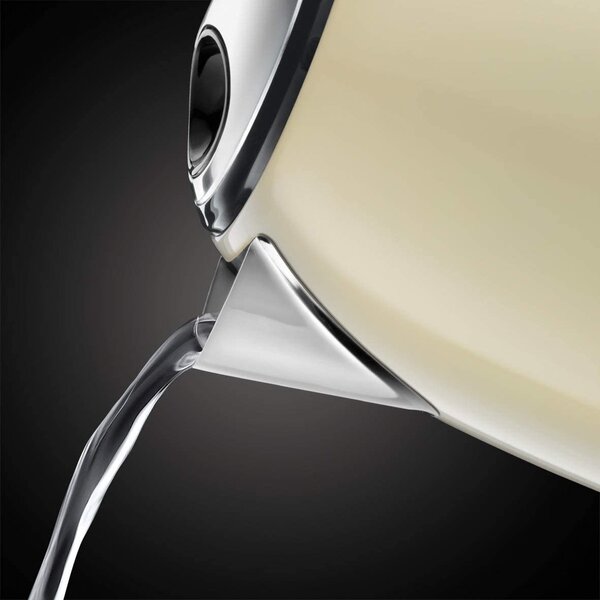Russell Hobbs Bollitore Elettrico Capacit 1 Litro Potenza 2400 Watt Senza filo colore Crema - 24994-70