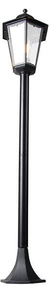 Lanterna da esterno intelligente nera 120 cm con WiFi ST64 - New Orleans